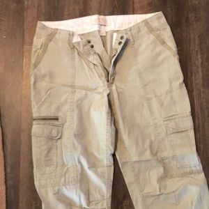 EUC Eddie Bauer ripstop cargo pants